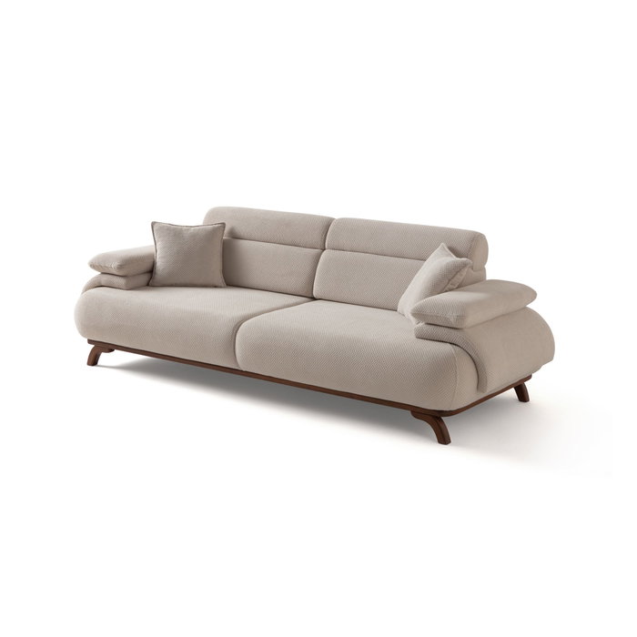 Atelier Del Sofa Bonjo Walnut - Beige